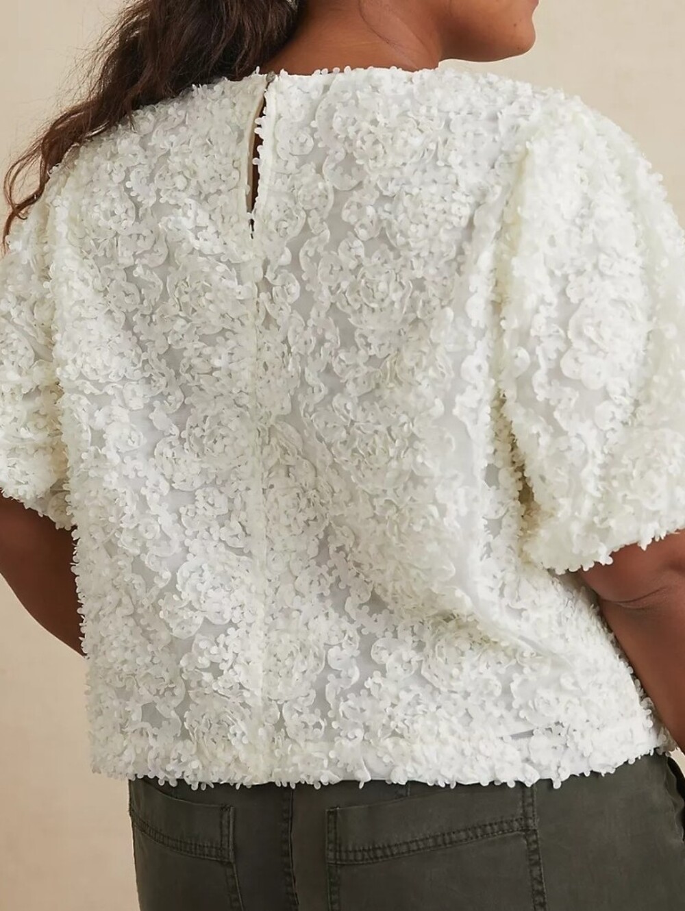 Anthropologie Maeve Presley Applique Blouse Size Small - Picture 5 of 16
